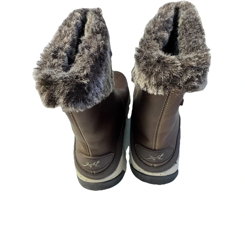 Chaco‎ Borealis Mid Womens 6 Winter Boots Brown Leather Mink Waterproof NEW